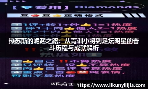热苏斯的崛起之路：从青训小将到足坛明星的奋斗历程与成就解析